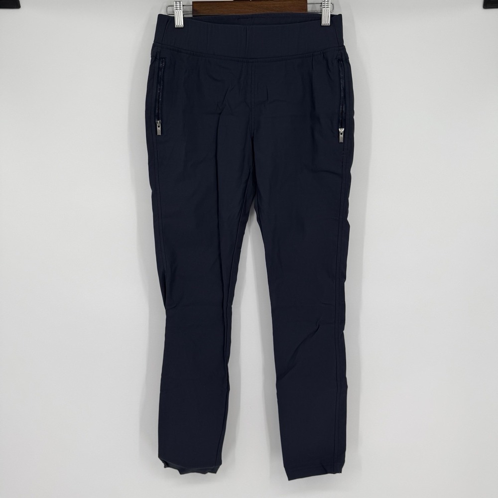 Toad Co Flextime Moto Crop Pant Womens 6 Navy Blue Stretch Outdoors Hiking